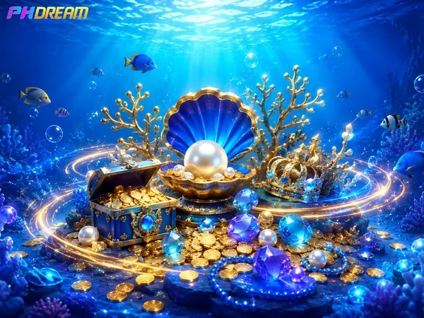 Treasure Boat Fishing game view 2
