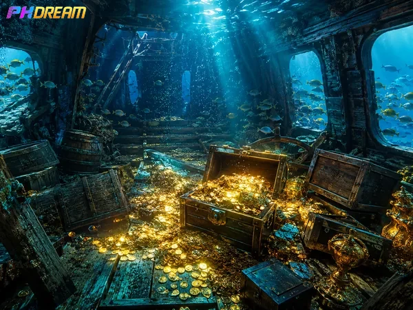 Treasure Boat Fishing game view 3